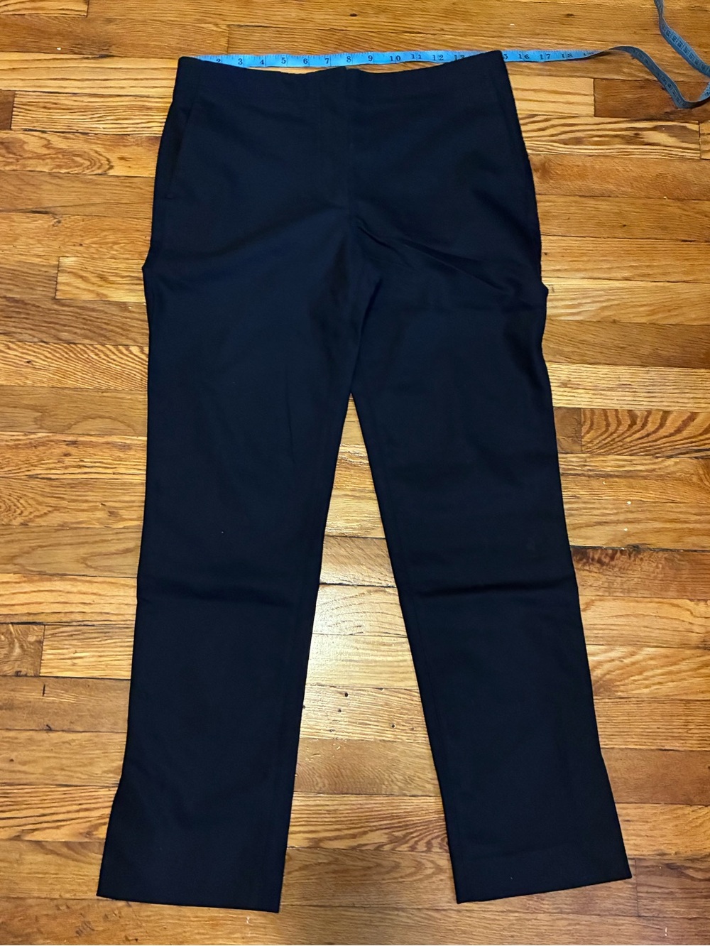Helmut Lang Black straight leg cropped pants size 4/ small